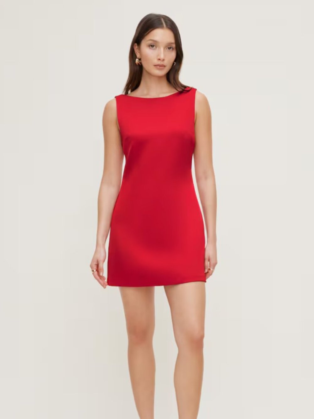 NWT Dynamite Selina Satin Sleeveless Mini Dress Sz Small